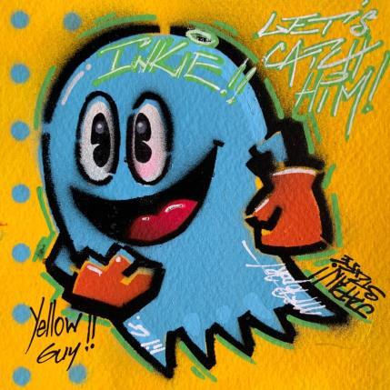 Peinture Phantom#2 par MR.P0pArT | Tableau Pop-art Acrylique, Posca Icones Pop