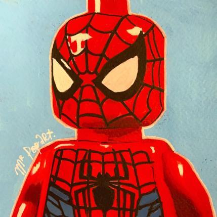 Peinture Spidey « L »  par MR.P0pArT | Tableau Pop-art Acrylique, Posca Icones Pop