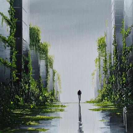 Pintura Fantaisie végétale por Galloro Maurizio | Pintura Figurative Oil Urban