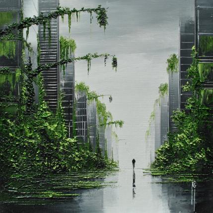 Peinture Soupir végétal par Galloro Maurizio | Tableau Figuratif Huile Urbain