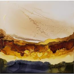 Painting Dune 1846 by Depaire Silvia | Painting Abstract Acrylic