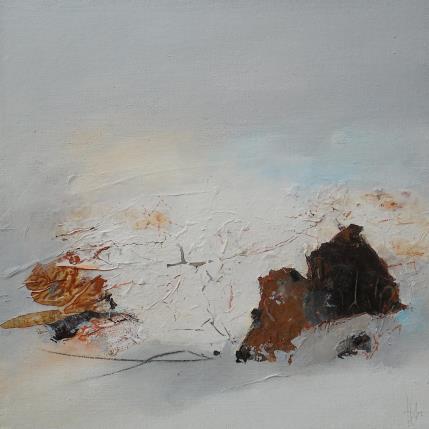 Peinture ERRANCE INSULAIRE par Han | Tableau Abstrait Acrylique, Collage Nature