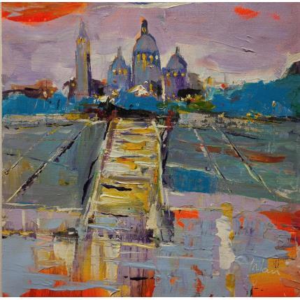 Peinture On va à Montmartre mon cœur  par Yavru Irfan | Tableau Figuratif Huile