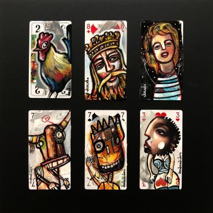 Peinture Réveil brutal, retour à la réalité par Doudoudidon | Tableau Art Singulier Acrylique Nu, Scènes de vie, Société