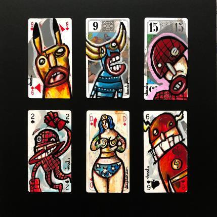 Peinture Le nom du lapin est Clark Kent par Doudoudidon | Tableau Art Singulier Acrylique Icones Pop, Nu, Scènes de vie