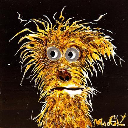 Peinture Grizzlus par Moogly | Tableau Art Singulier Acrylique, Pigments, Résine Animaux