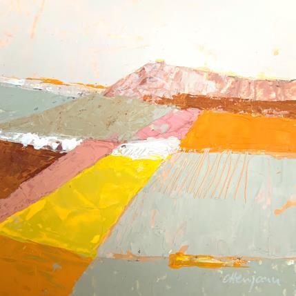 Peinture Soirée lumineuse  par Ottenjann Andrea | Tableau Abstrait Acrylique Paysages