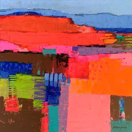 Peinture Paysage côtier par Ottenjann Andrea | Tableau Abstrait Acrylique Paysages