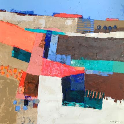 Peinture Héritage  par Ottenjann Andrea | Tableau Abstrait Acrylique Paysages