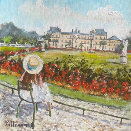 Gemälde Jardin des Tuileries von Lallemand Yves | Gemälde Figurativ Acryl Pop-Ikonen, Urban