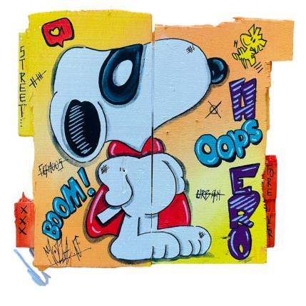 Peinture Hero par Molla Nathalie  | Tableau Pop-art Acrylique, Bois, Posca Icones Pop