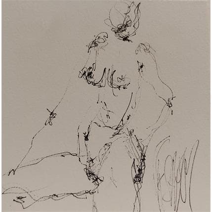 Peinture Sabine par Sahuc François | Tableau Figuratif Acrylique Nu