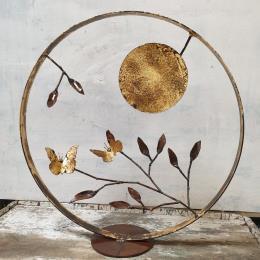 Sculpture Papillons de nuit by Eres Nicolas | Sculpture Figurative Metal Animals