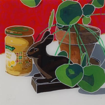 Peinture Lapin aux citrons par Auriol Philippe | Tableau Figuratif Acrylique, Plexiglas, Posca Natures mortes