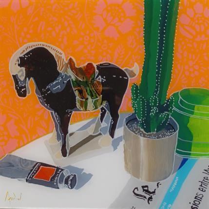 Peinture Les nouvelles apaisaient peu par Auriol Philippe | Tableau Figuratif Acrylique, Plexiglas, Posca Natures mortes