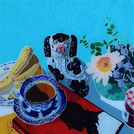 Peinture A Antibes, la lumière était si forte par Auriol Philippe | Tableau Figuratif Acrylique, Plexiglas, Posca Natures mortes