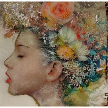 Peinture en espera par Bofill Laura | Tableau Figuratif Acrylique, Résine Portraits