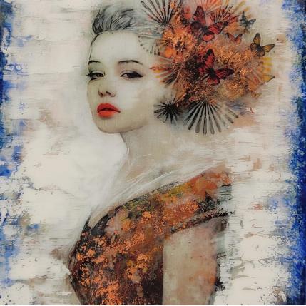 Peinture cristina par Bofill Laura | Tableau Figuratif Acrylique, Résine Portraits