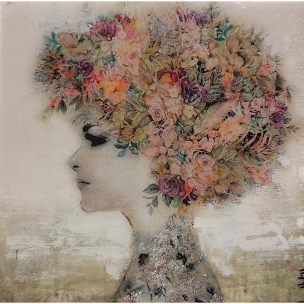 Peinture perfil de vero par Bofill Laura | Tableau Figuratif Acrylique, Résine Portraits