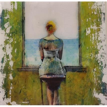Peinture esperar II par Bofill Laura | Tableau Figuratif Acrylique, Résine Portraits