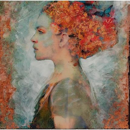 Peinture perfil de brenda par Bofill Laura | Tableau Figuratif Acrylique, Résine Portraits