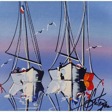 Peinture Les Flots par Fonteyne David | Tableau Figuratif Acrylique