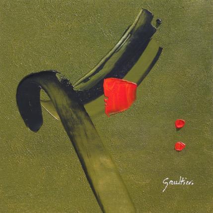 Peinture Sur la route par Gaultier Dominique | Tableau Abstrait Huile Minimaliste