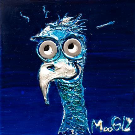 Peinture Intentius par Moogly | Tableau Art Singulier Acrylique, Carton, Pigments, Résine Animaux