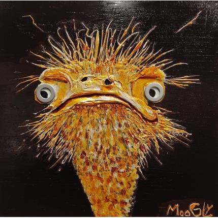 Painting perfectionnistus by Moogly | Painting Raw art Acrylic, Pigments, Resin Animals