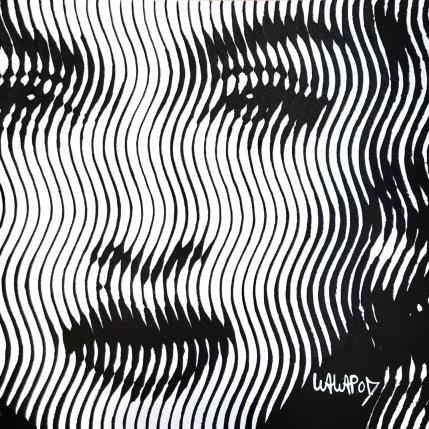 Peinture Madonna noir et blanc  par Wawapod | Tableau Pop-art Acrylique, Posca Icones Pop