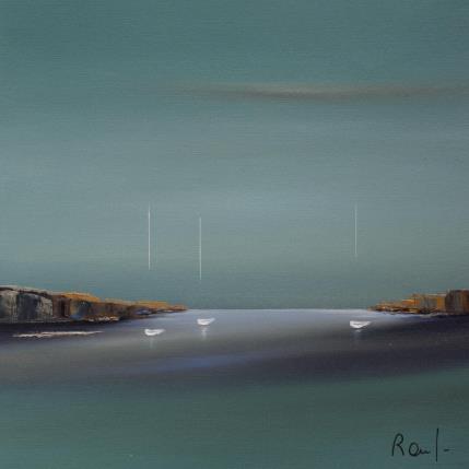 Peinture Impression marine 64 par Roussel Marie-Ange et Fanny | Tableau Figuratif Huile Marine, Minimaliste