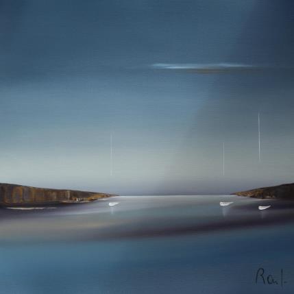 Peinture Ambiance marine 64 par Roussel Marie-Ange et Fanny | Tableau Figuratif Huile Marine, Minimaliste