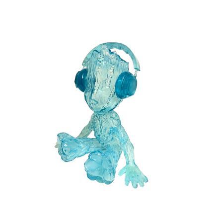 Sculpture CRYSTAL GROOT HEADPHONE par Mikhel Julien | Sculpture Pop-art Graffiti, Résine