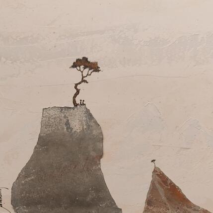 Peinture A 414 par Lemonnier  | Tableau Matiérisme Acrylique, Zinc Paysages