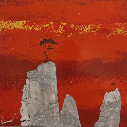 Peinture A 424 par Lemonnier  | Tableau Matiérisme Acrylique, Zinc Paysages