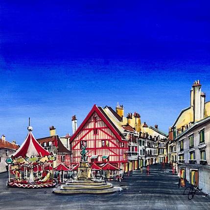 Painting Place François Rude à Dijon by Touras Sophie-Kim  | Painting Realism Oil Still-life