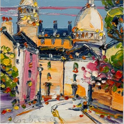 Painting Autour de Montmartre by Corbière Liisa | Painting Figurative Oil Landscapes