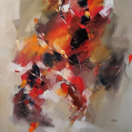 Peinture Evening mood par Virgis | Tableau Abstrait Huile Minimaliste