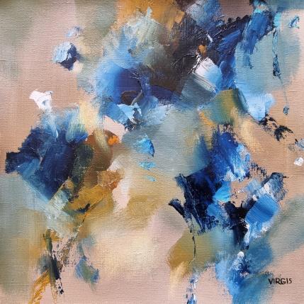 Painting Promises of nights by Virgis | Painting Abstract Oil Minimalist