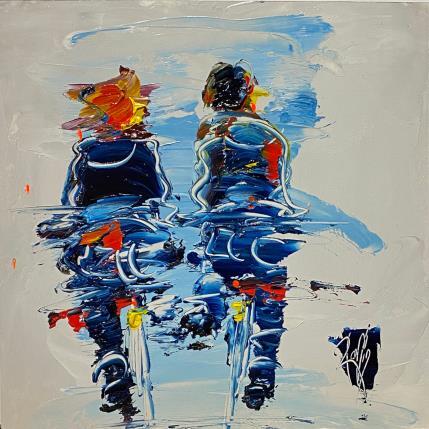 Peinture Toi et Moi par Raffin Christian | Tableau Figuratif Huile Scènes de vie