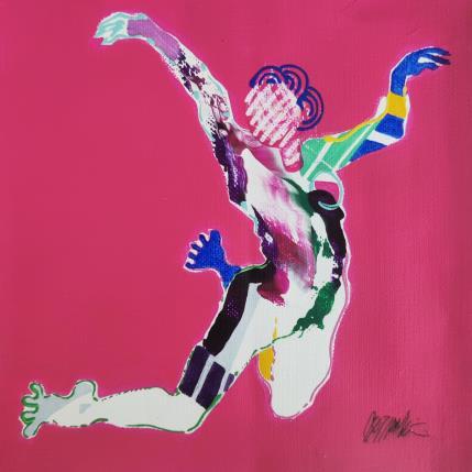 Gemälde Un trampoline von Cressanne | Gemälde Figurativ Akt, Pop-Ikonen