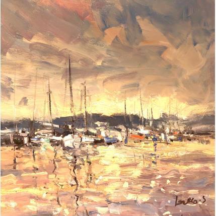 Peinture Tous les bateaux par Greco Salvatore | Tableau Figuratif Huile