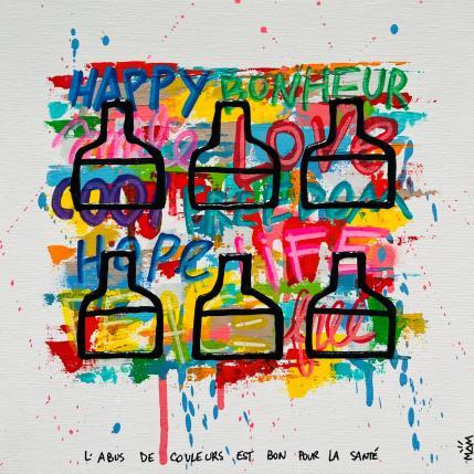 Pintura ABUS DE COULEURS por Mam | Pintura Street art Acrylic Pop icons, Society, Still-life