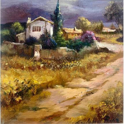 Peinture Crepusculo par Cabello Ruiz Jose | Tableau Impressionnisme Huile Scènes de vie