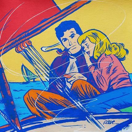 Peinture Catamaran par Revel | Tableau Pop-art Acrylique Icones Pop