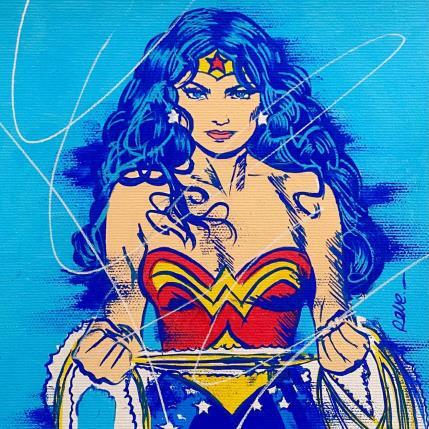 Peinture Wonderwoman par Revel | Tableau Pop-art Acrylique Icones Pop