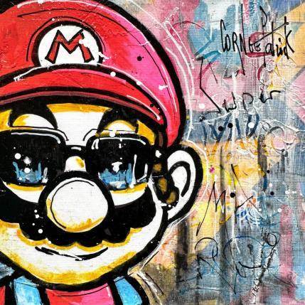Peinture Mario is back par Cornée Patrick | Tableau Pop-art Graffiti, Huile Cinéma, Enfant, Icones Pop