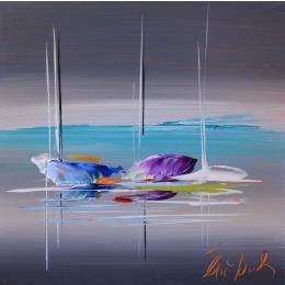 Peinture Voyage insolite par Munsch Eric | Tableau Figuratif Acrylique, Huile Marine