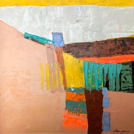 Peinture Je suis arrivé par Ottenjann Andrea | Tableau Abstrait Acrylique Paysages