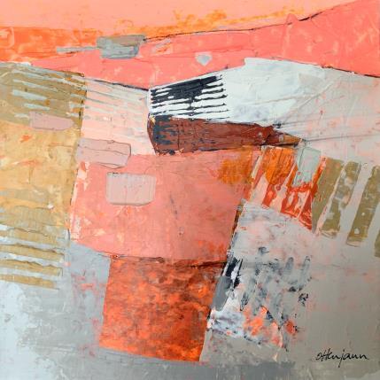 Pintura Laisse ton âme se détendre  por Ottenjann Andrea | Pintura Abstract Acrylic Landscapes